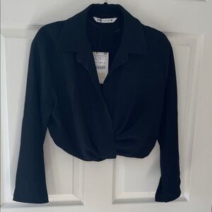 NWT Zara Crop top size large